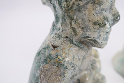 Two Han Dynasty Figural Lampstands