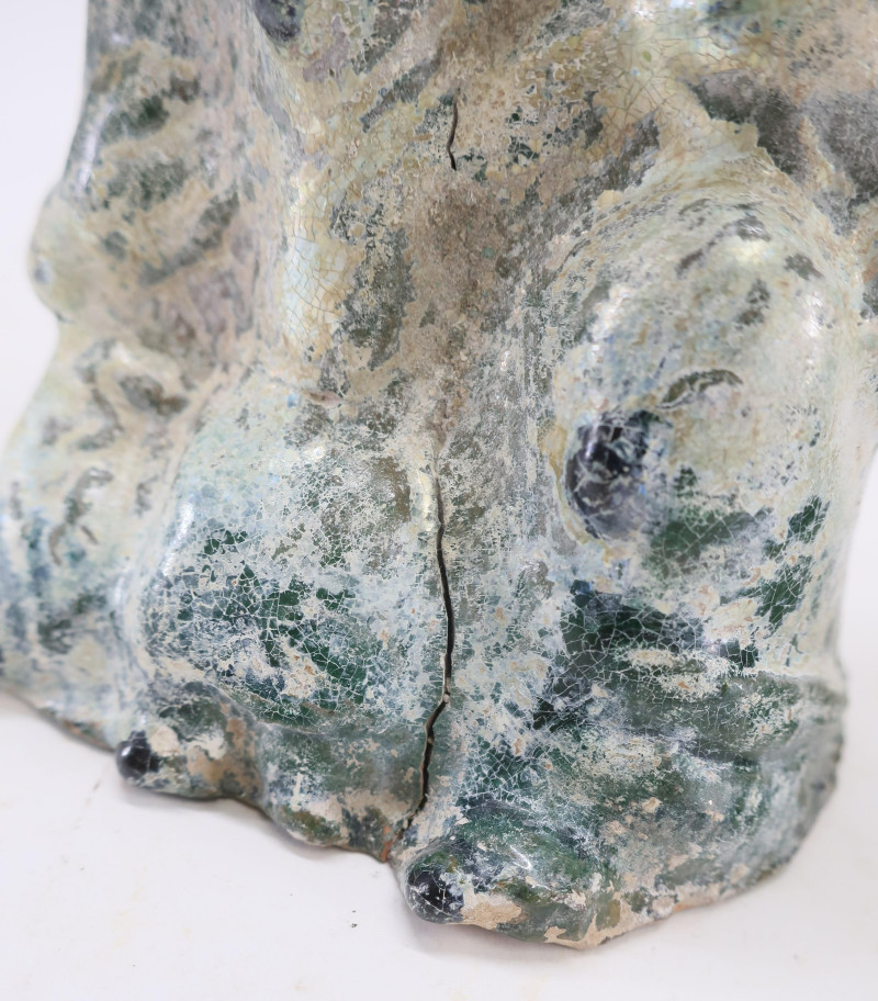 Two Han Dynasty Figural Lampstands