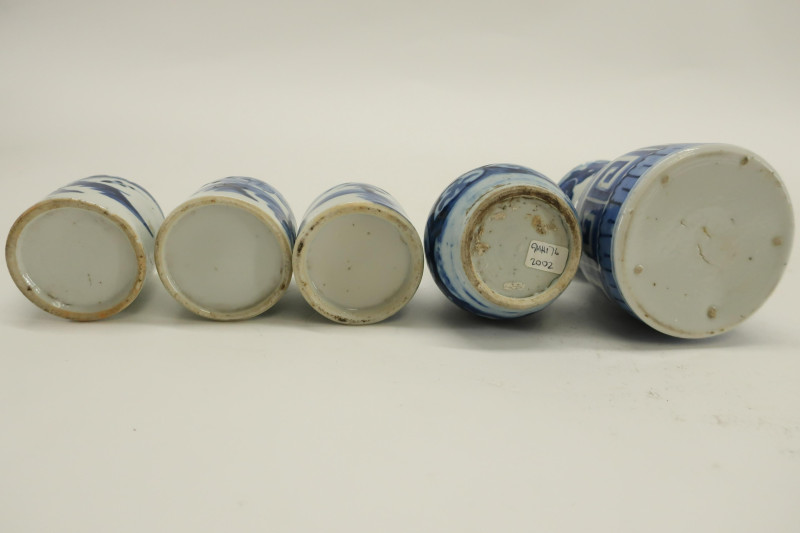 Group of Folk Style Porcelain