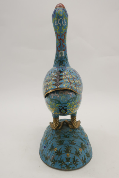 Cloisonné Goose Box