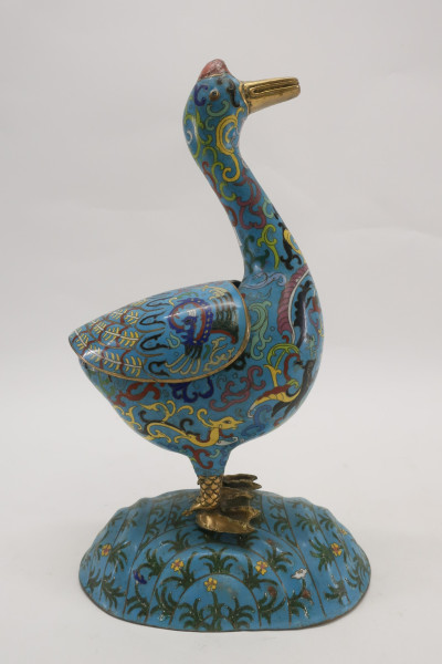 Cloisonné Goose Box