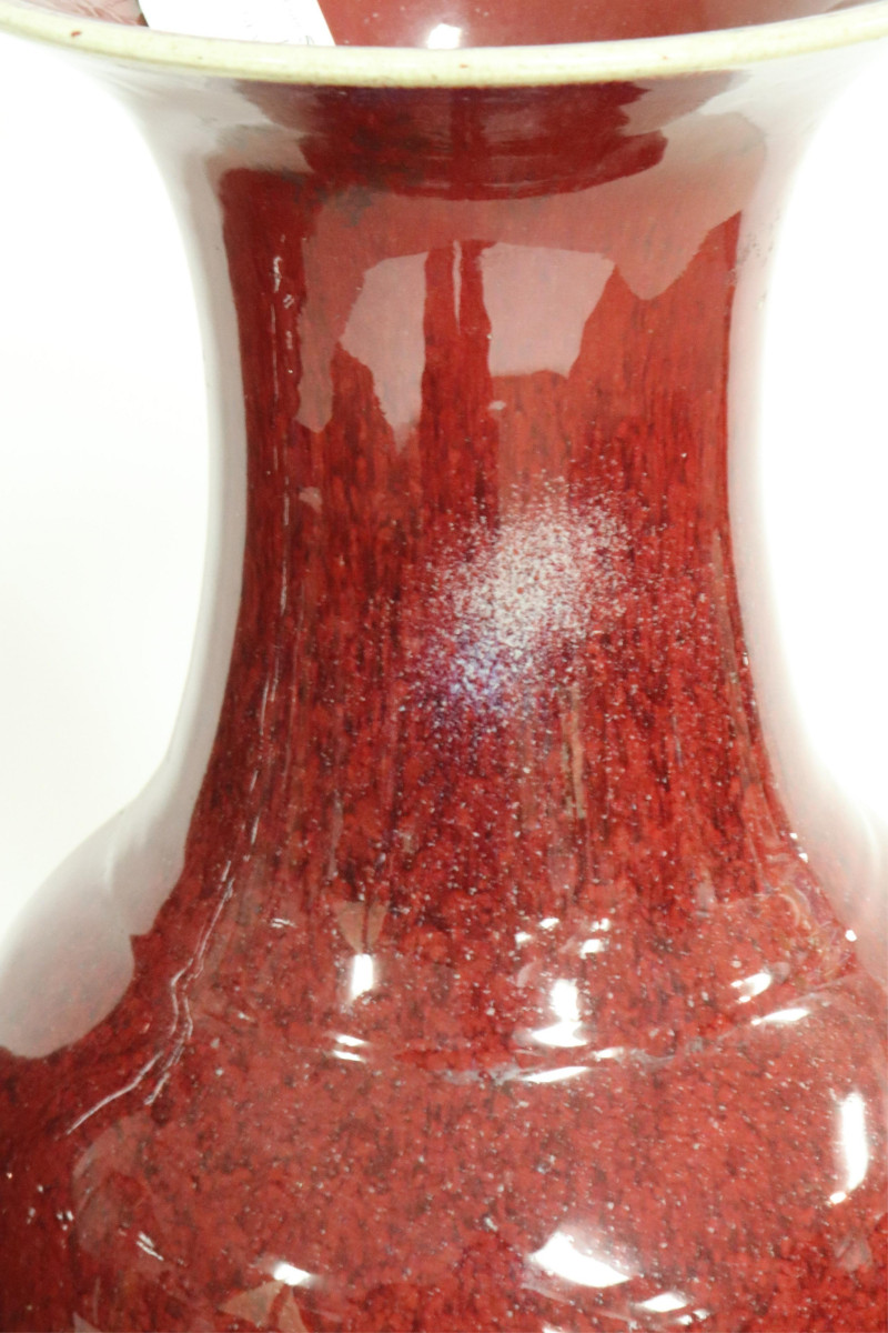 Two Sang De Boeuf Vases