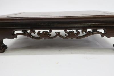 Five Small Chinese Wood Table Stands