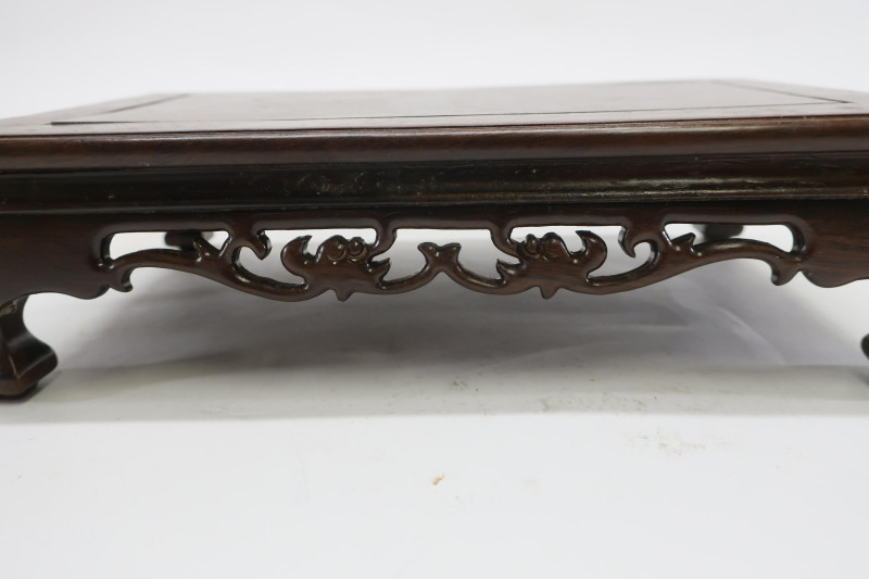 Five Small Chinese Wood Table Stands