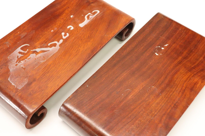 Collection of Chinese Rectangular Wood Table Stand