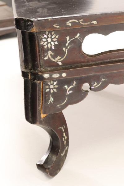 Collection of Chinese Rectangular Wood Table Stand