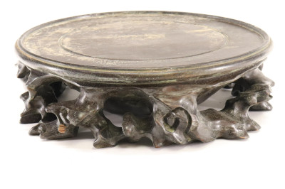 Collection of Carved Wooden Vase Stands