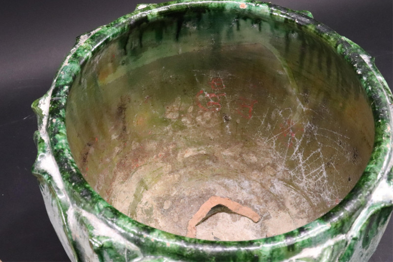 Large Chinese Yuan Dynasty Lotus Pod Jar