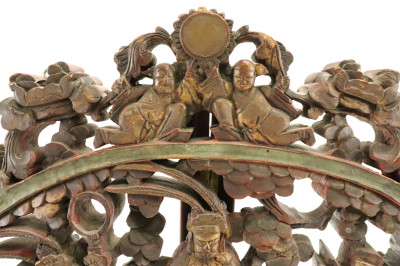 Chinese Carved Panel Top