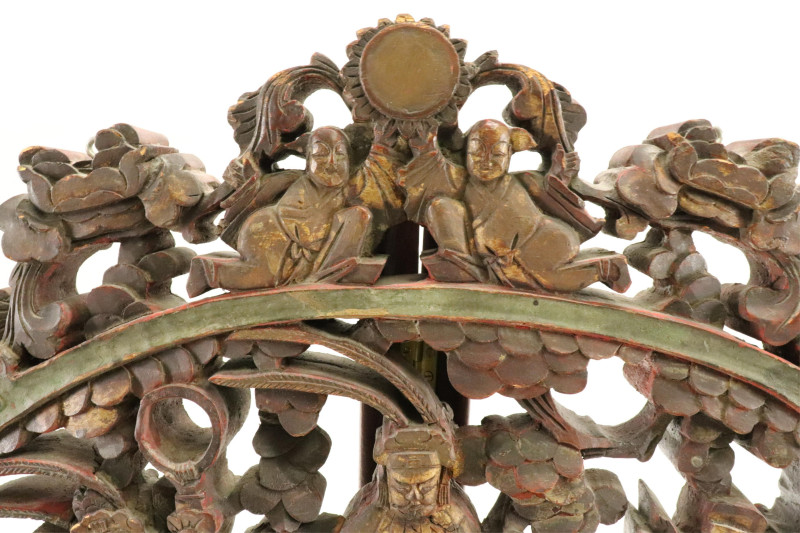 Chinese Carved Panel Top