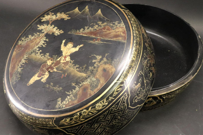 Three Chinese Lacquer Cases