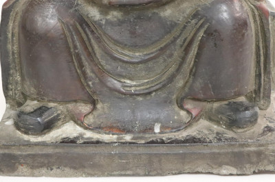 Chinese Large Wood Prosperity Figure