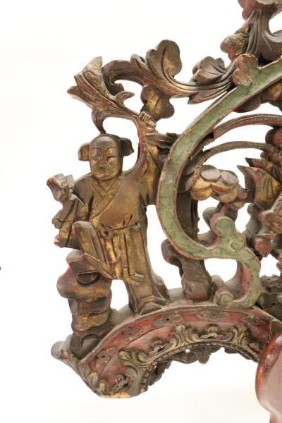 Chinese Carved Panel Top