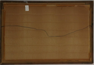 Painted Chinese Lacquer Panel, circa 1900