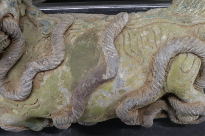 Pair Ming Dynasty Lion Tiles