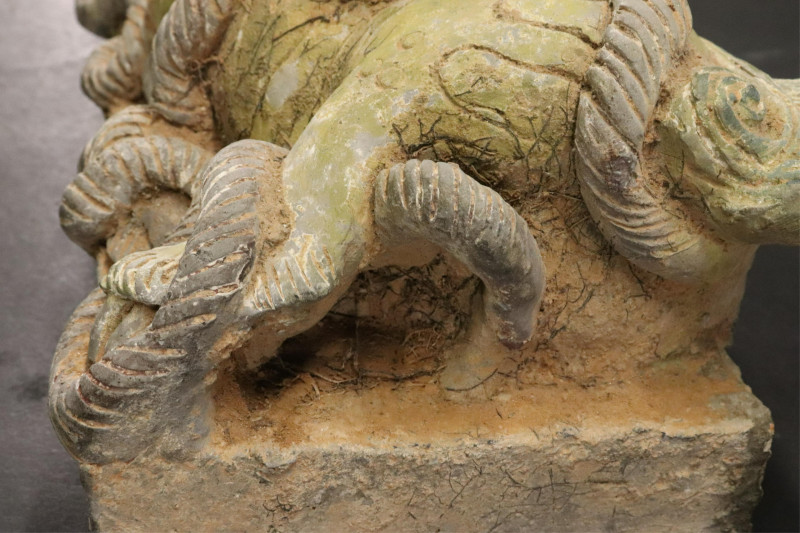 Pair Ming Dynasty Lion Tiles