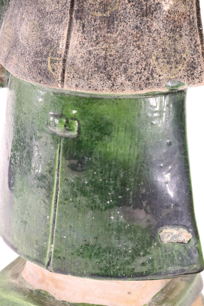 Pair Large Ming Dynasty Figures