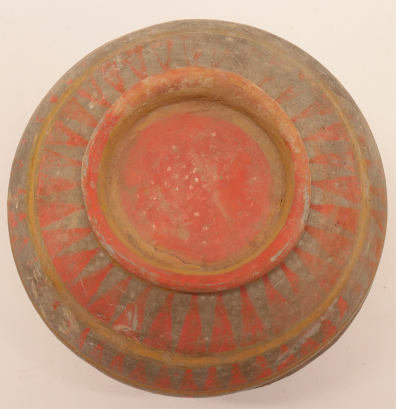 Han Dynasty Terracotta Lidded Vessel