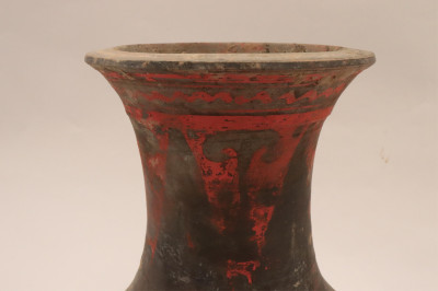 Two Han Dynasty Terracotta Hu Jars