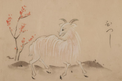 Four Watercolor Paintings, attr Sei-Sei Shugetsu