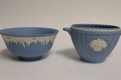 18 Small Wedgwood Pale Matte Blue Jasperware