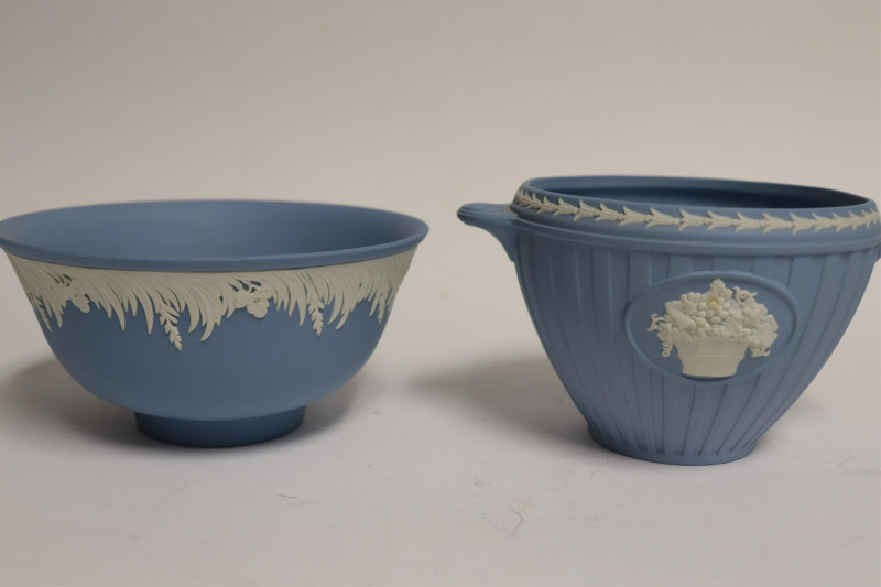 18 Small Wedgwood Pale Matte Blue Jasperware