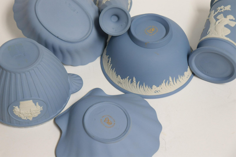 18 Small Wedgwood Pale Matte Blue Jasperware