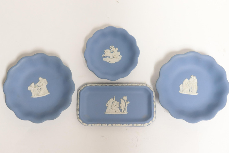 21 Light Blue Wedgwood Jasperware Smalls