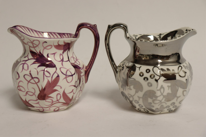 12 Wedgwood Lustre Pitchers, Vases, Mug &amp; Bowl