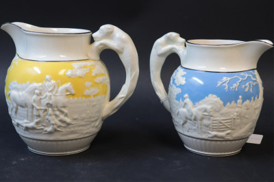 7 Wedgwood Hound Handle &amp; Related Items