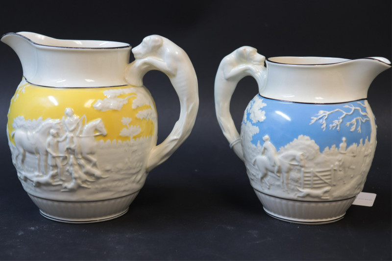 7 Wedgwood Hound Handle &amp; Related Items