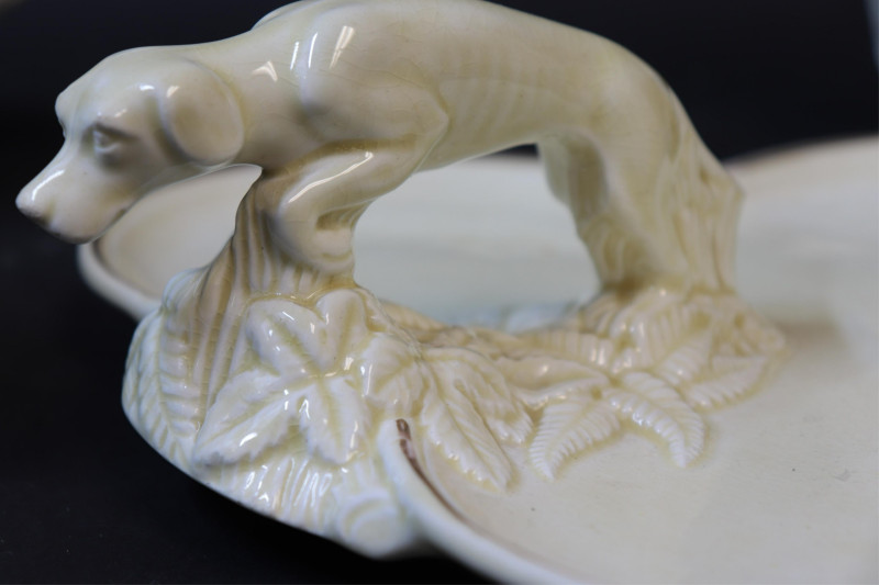 7 Wedgwood Hound Handle &amp; Related Items