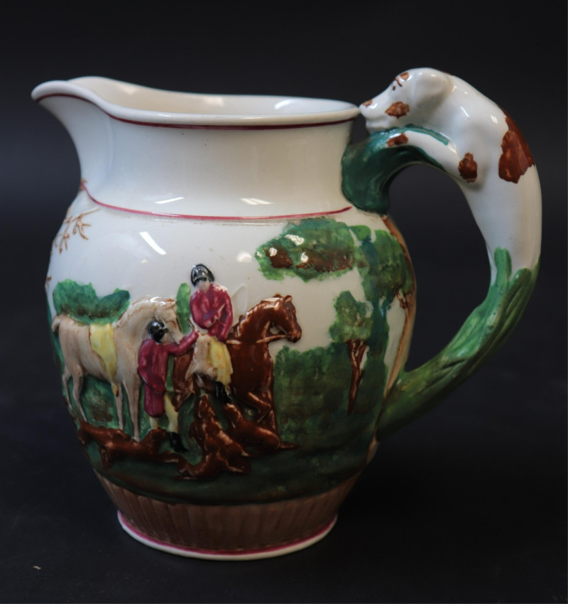 7 Wedgwood Hound Handle &amp; Related Items