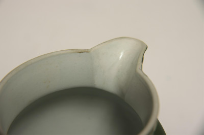 5 Wedgwood Dark Green Jasper Dip Pitchers