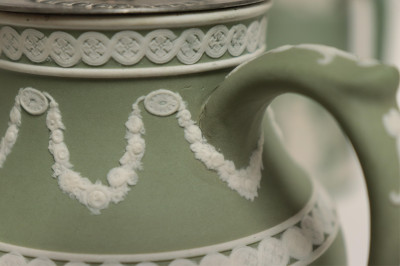 4 Wedgwood Green Jasper Dip Pitchers/Bowls