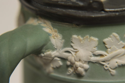 4 Wedgwood Green Jasper Dip Pitchers/Bowls