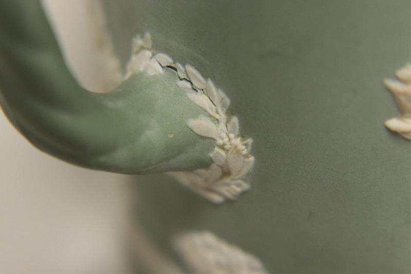 4 Wedgwood Green Jasper Dip Pitchers/Bowls