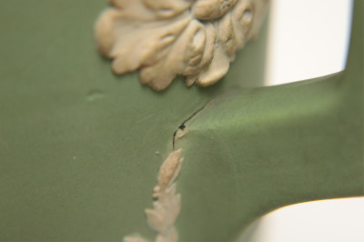 4 Wedgwood Green Jasper Dip Pitchers/Bowls