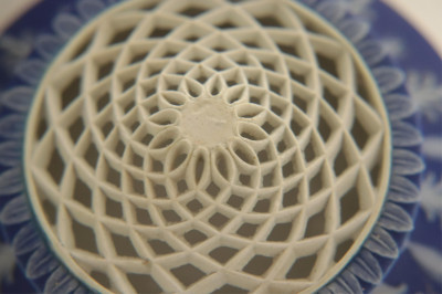 Wedgwood Blue Jasper Dip Ink Stand &amp; Incense