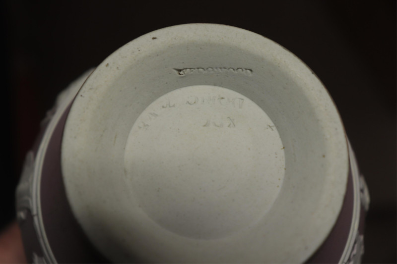 6 SP/Pewter Wedgwood Lavender Jasper Dip Items