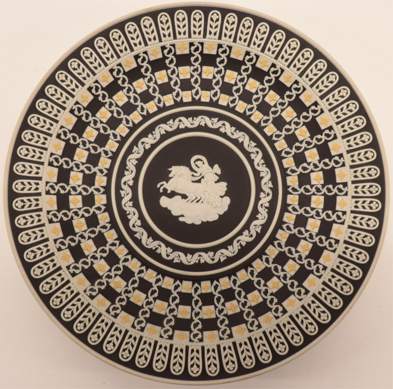 2 Wedgwood Commemorative Jasper Dip Plates