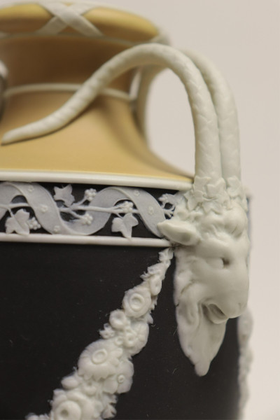 Wedgwood 3-Color Jasper Dip Covered Urn