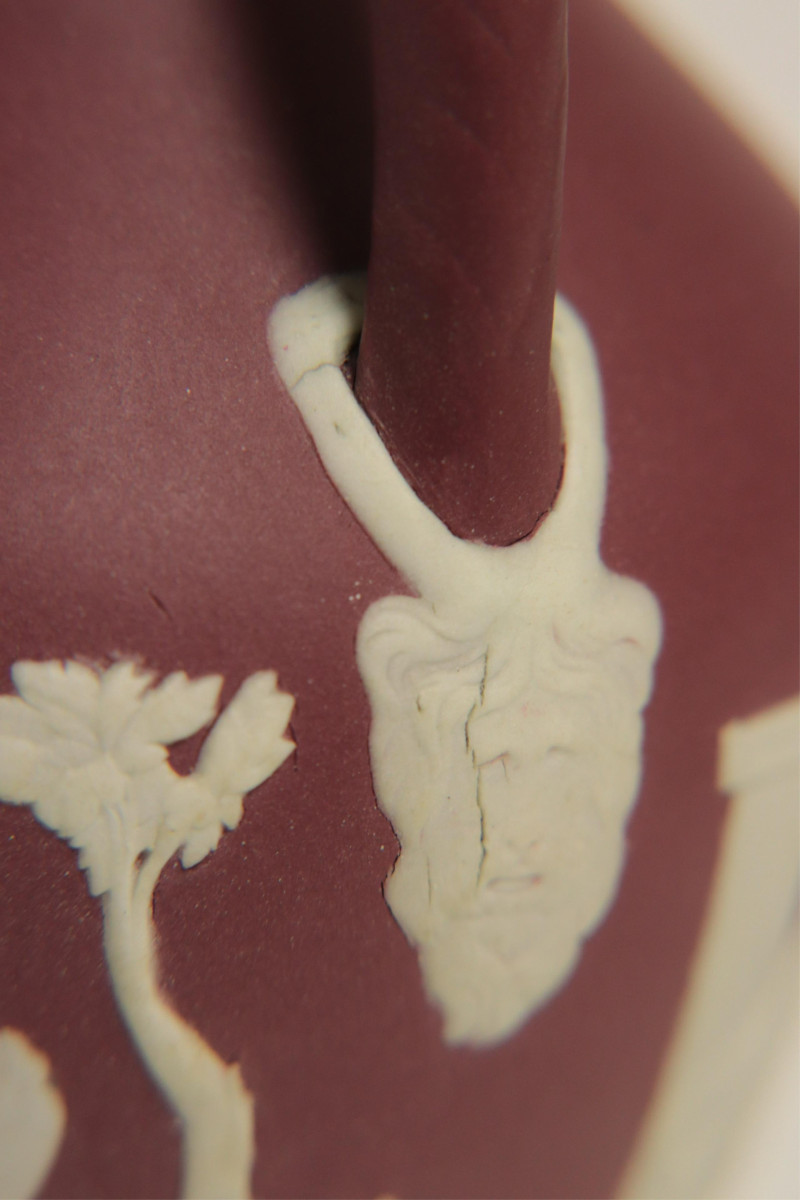 Wedgwood Crimson Jasper Dip Portland Vase