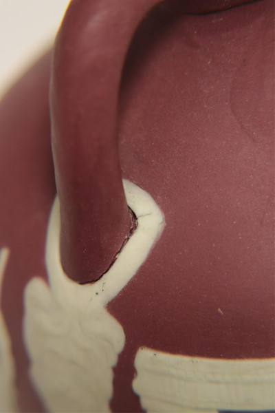 Wedgwood Crimson Jasper Dip Portland Vase