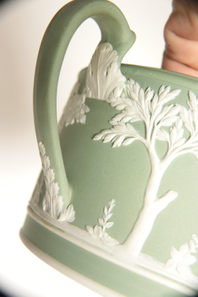 9 Wedgwood Green Jasper Dip Tea Wares