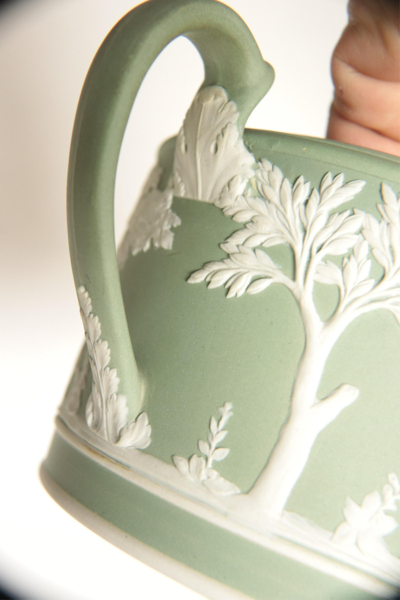 9 Wedgwood Green Jasper Dip Tea Wares