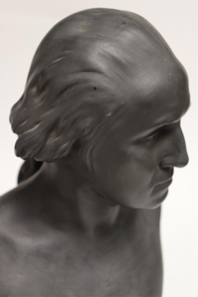 Wedgwood Black Basalt Bust of George Washington