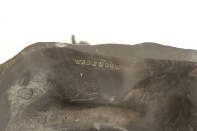 3 Wedgwood Black Basalt Reclining Babies