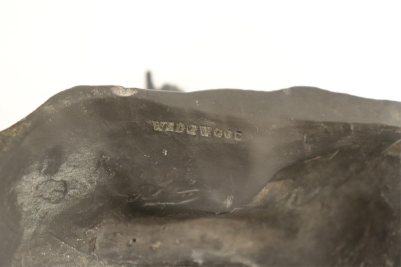 3 Wedgwood Black Basalt Reclining Babies