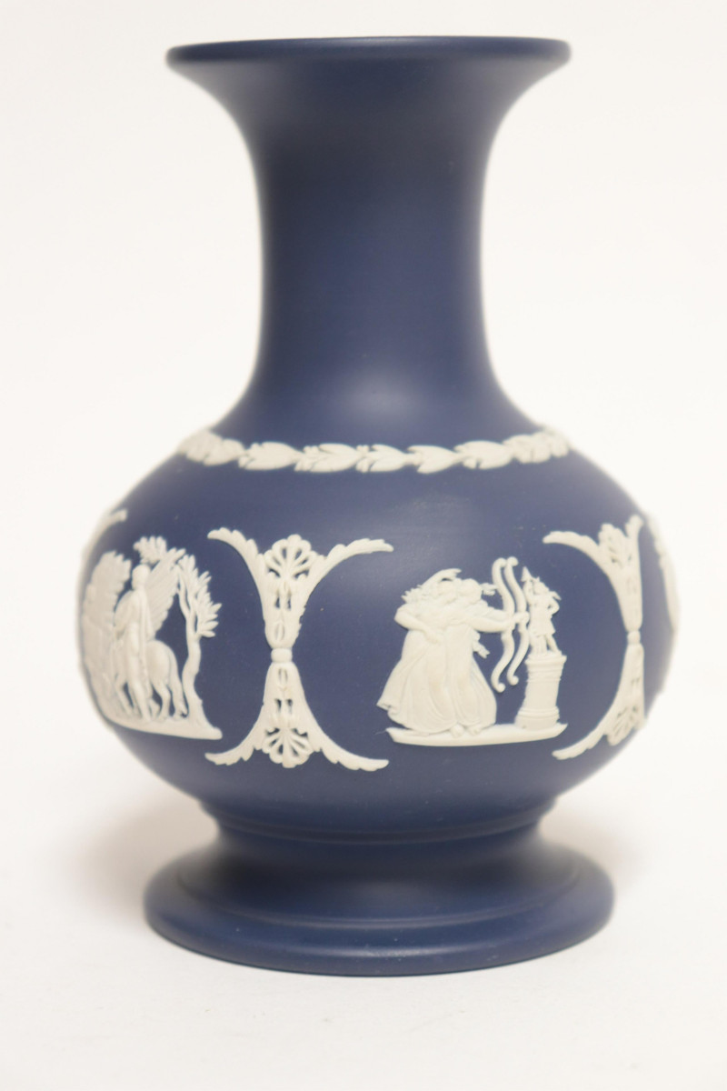 Wedgwood Dark Blue Jasperware Table Articles